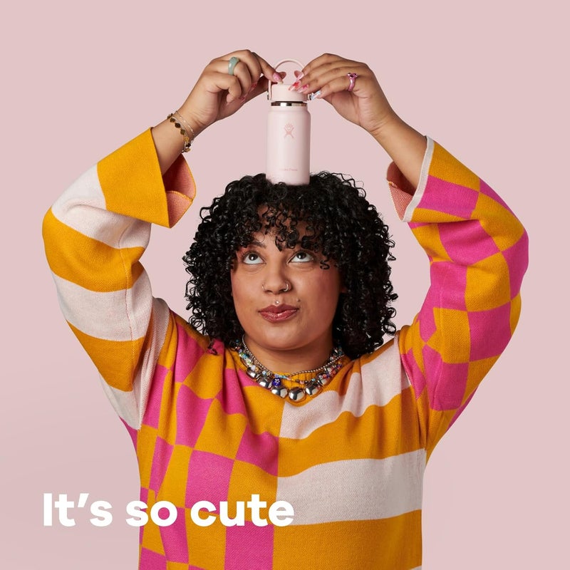 Hydro Flask زجاجة صغيرة - زجاجة محمولة مقاومة للتسرب - زجاجة ماء معزولة صغيرة 6.7 أونصة من البتولا - Image 5